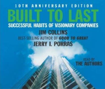 Cover of Built to last : successful habits of visionary companies