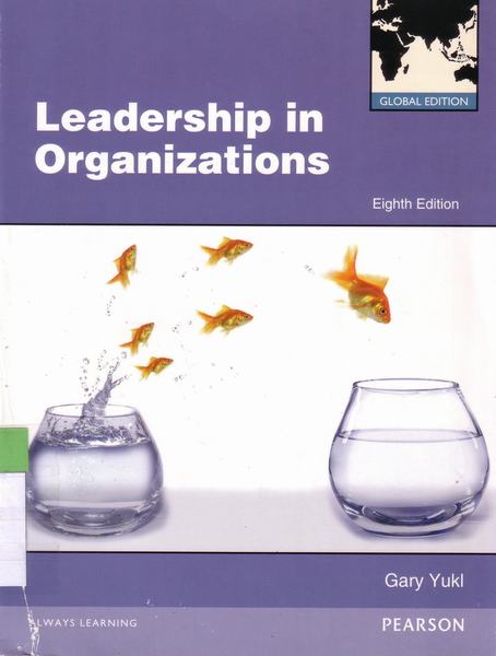 Cover of Leadership in organizations