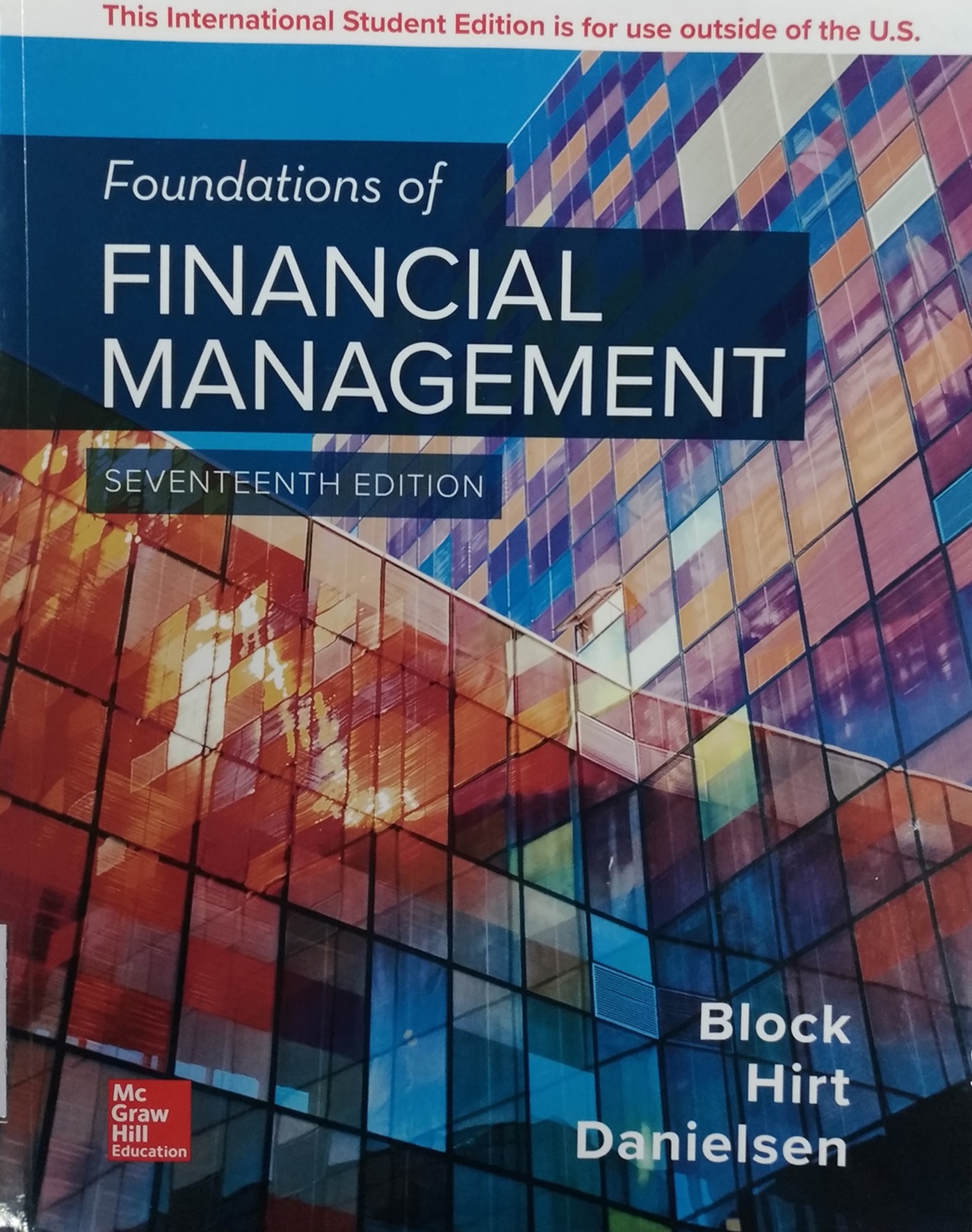 Cover of Foundations of financial management
