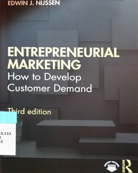 Cover of Entrepreneurial marketing : how to develop customer demand
