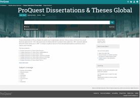 Proposal sections for dissertation