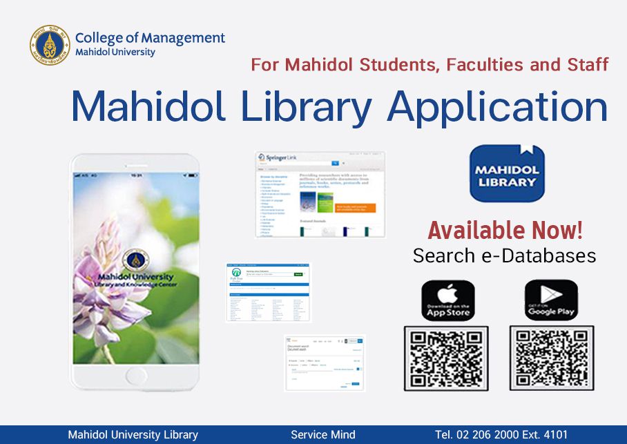 Mobile Application (Mahidol Library)